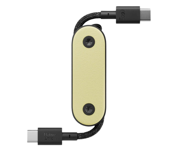 Native Union Pocket Cable USB-C - USB-C lemon - 1275936 - zdjęcie